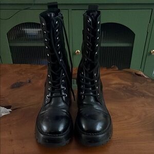 Black Combat Boots